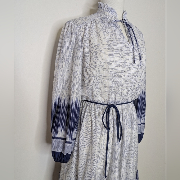 Vintage Liz Moody ⚜️ Chic Long Sleeve Gradient Dress - Picture 7 of 10